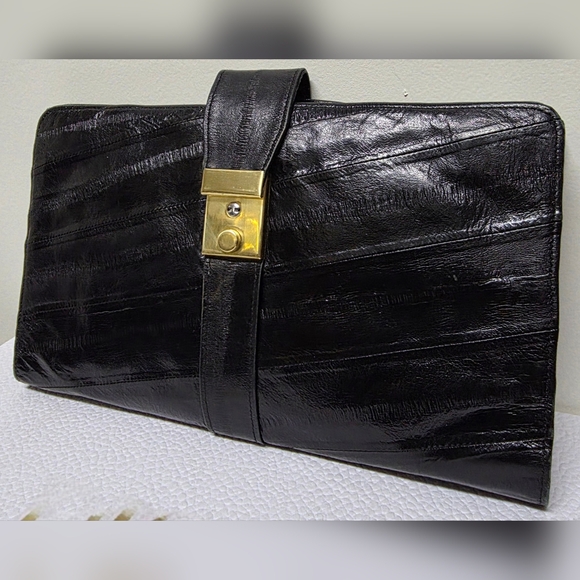 EEL-ECTRIC Vintage Eel Skin Clutch/Wristlet ***RARE COLLECTIBLE ITEM***